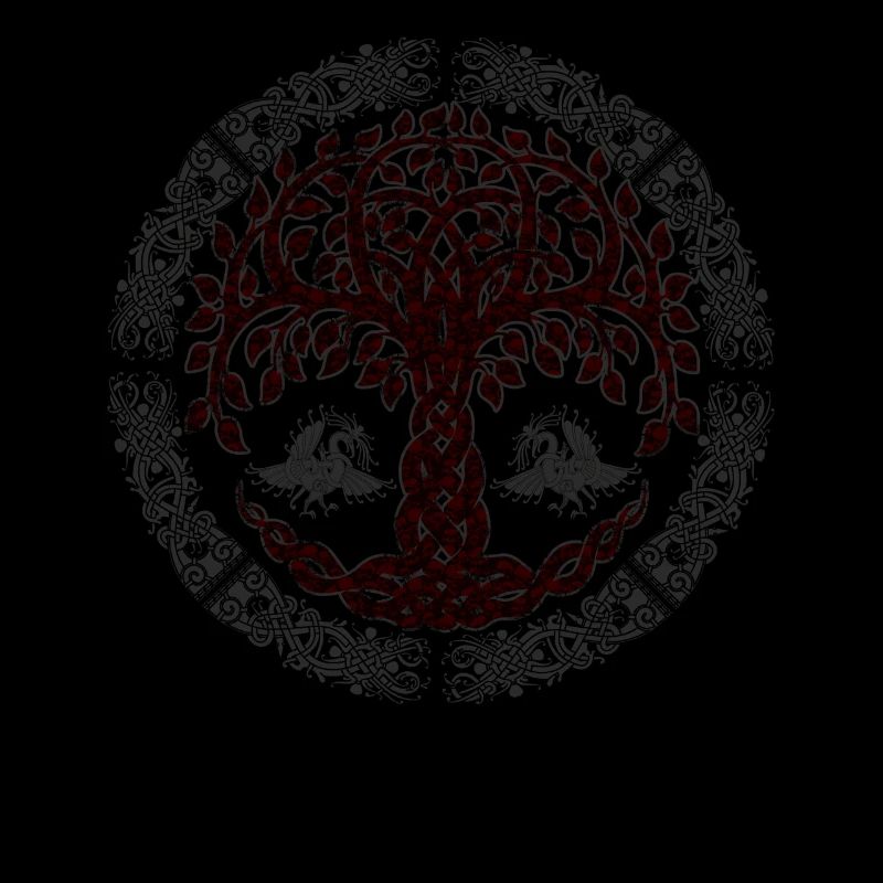 Yggdrasil Wikinger Baum des Lebens Edda Nordisch