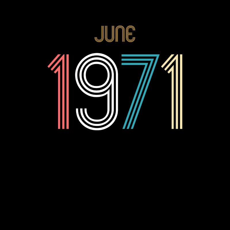 Vintage Juni 1971 - 50. Geburtstag Geschenk