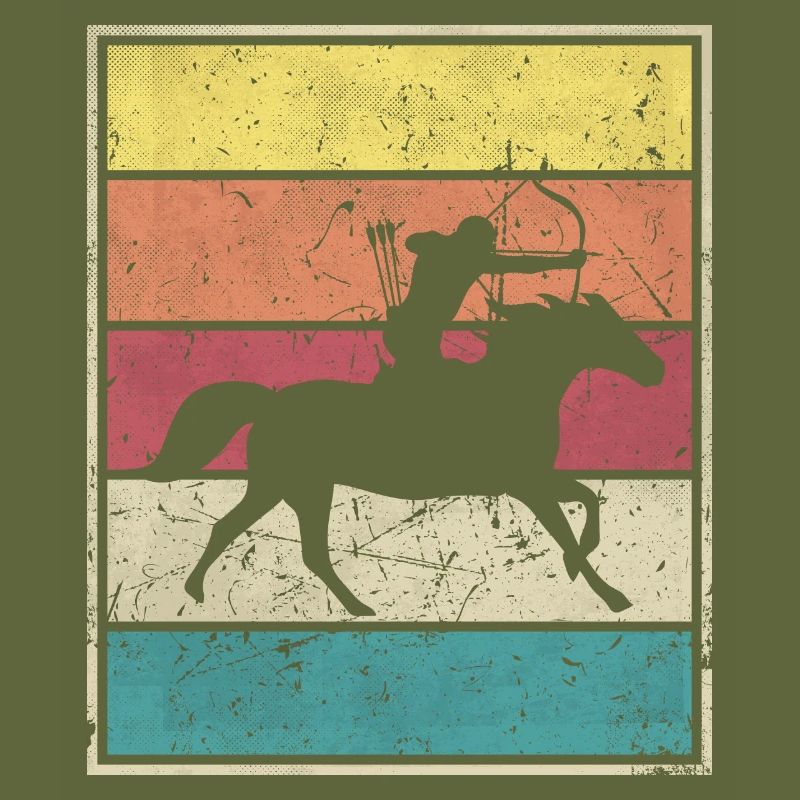 Tiro con arco de caballos