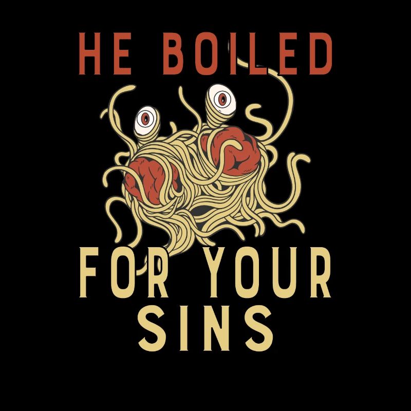 Atheistic Atheism Flying Spaghetti