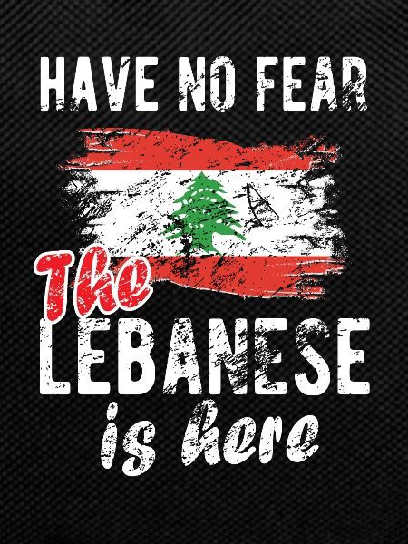 Stolzer Libanese Libanon Libanesische Flagge