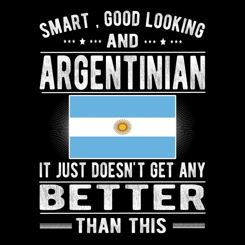 Fier Argentin né en Argentine Drapeau