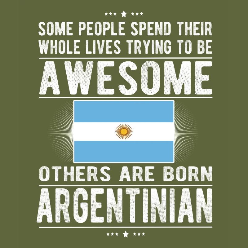 Fier Argentin né en Argentine Drapeau
