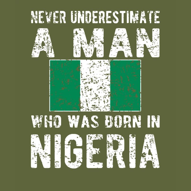 Fier drapeau nigérian nigérian