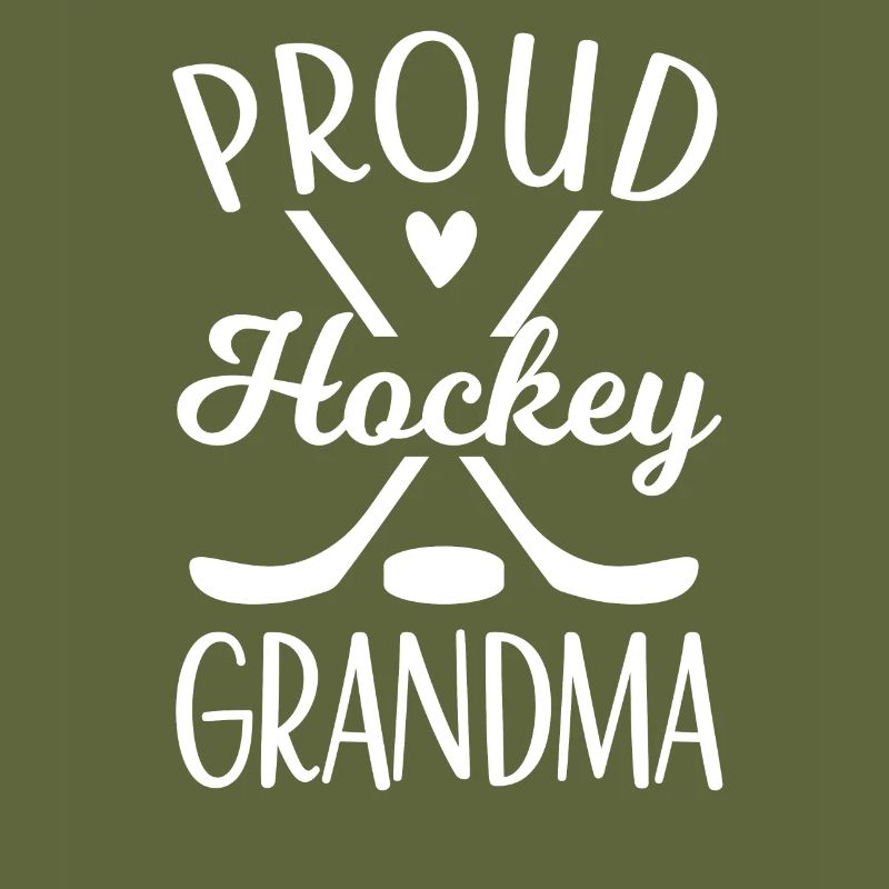 Stolze Eishockey-Großmutter Eishockey-Großmutter