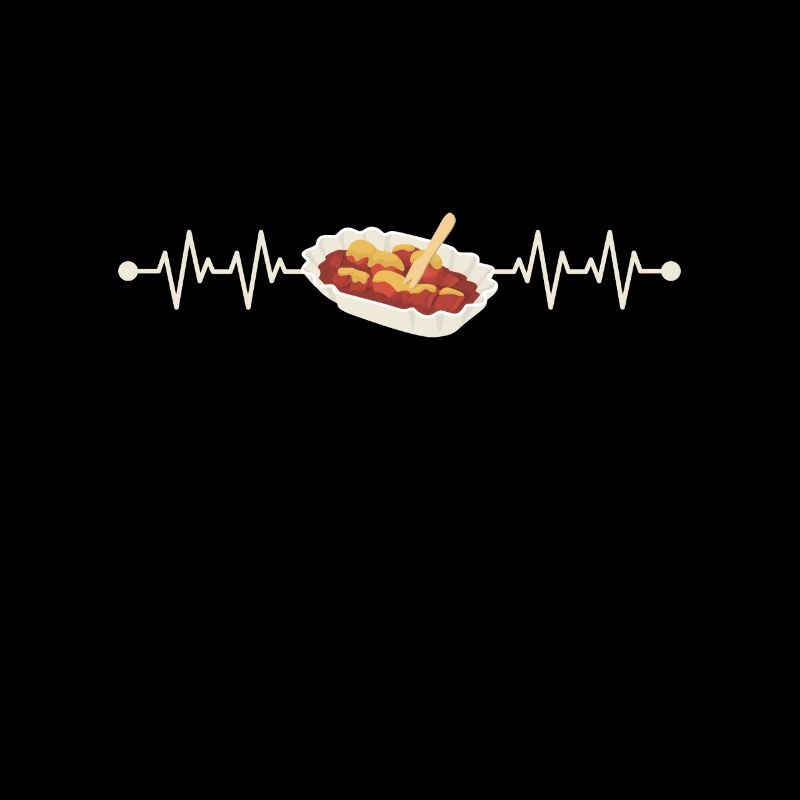 Currywurst Heartbeat aime le cadeau de restauration rapide