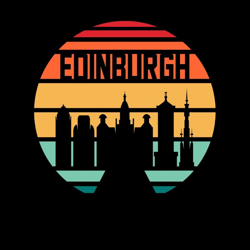 Skyline schloss geschenk Der Stadt Edinburgh