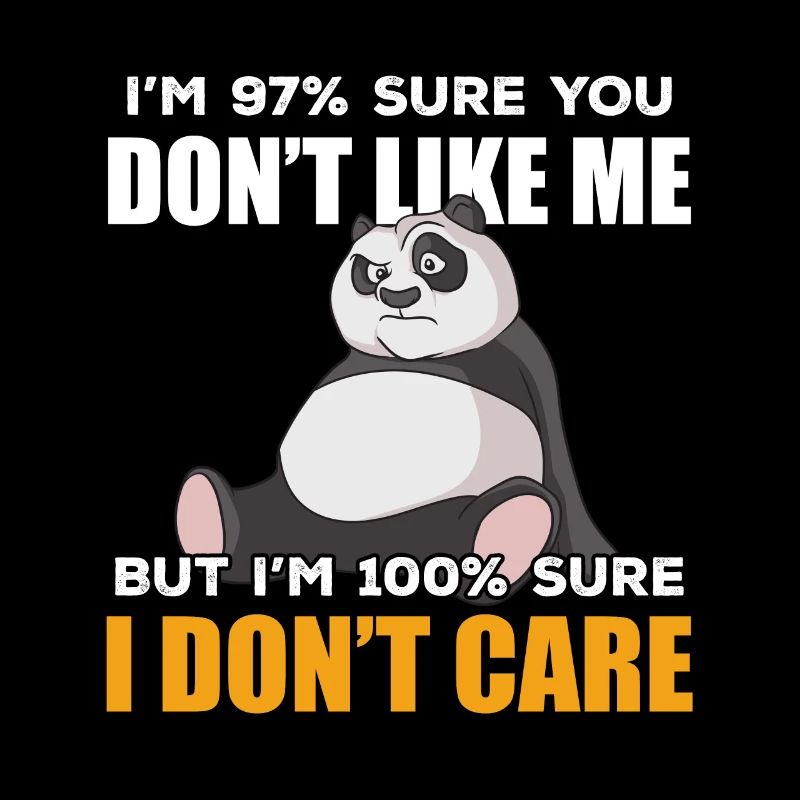 Lustige Panda geschenkidee