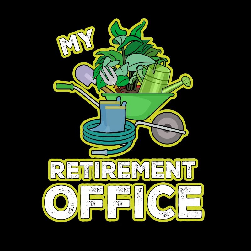 Cadeau de jardinage de bureau de retraite