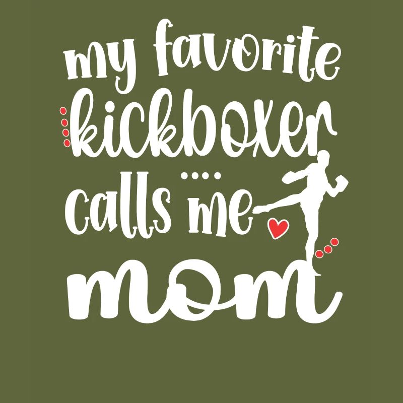 Kickbox-Mama Stolze Kickbox-Mutter Kickboxer Mama