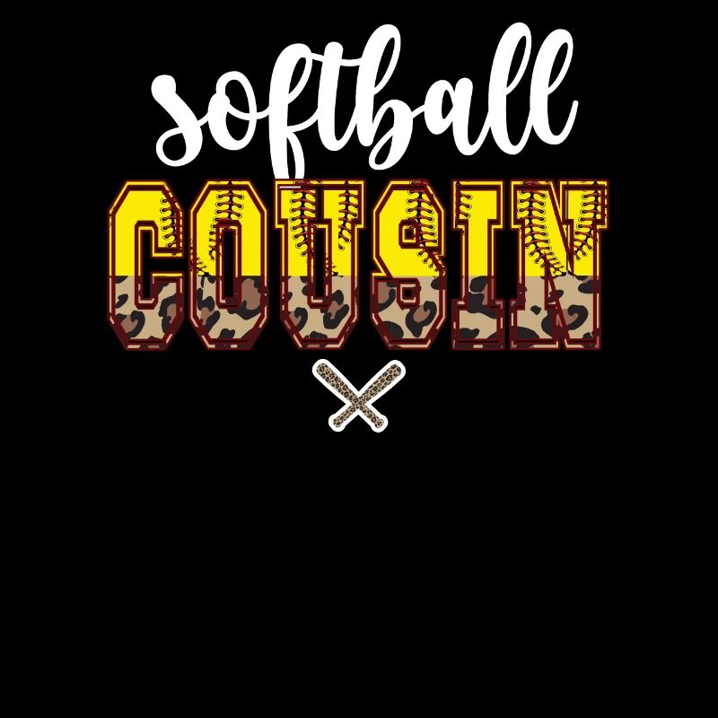 Stolzer Softball-Cousin Eines Softballspielers