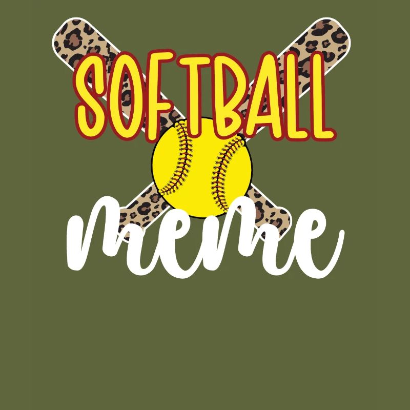 Meme Oma Eines Softballspieler Softball Meme