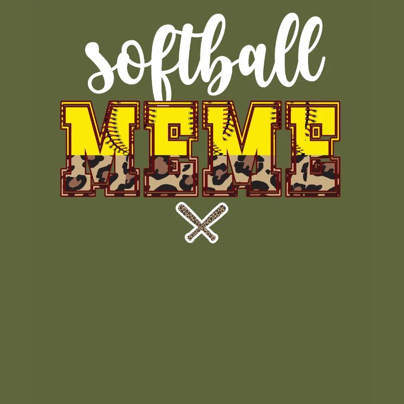 Meme Oma Eines Softballspieler Softball Meme