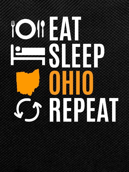 Eat Sleep Ohio Repeat Gift