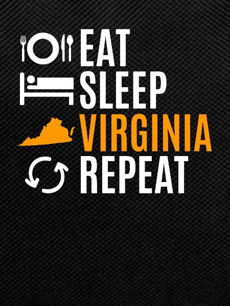 Eat Sleep Virginia Repeat Gift