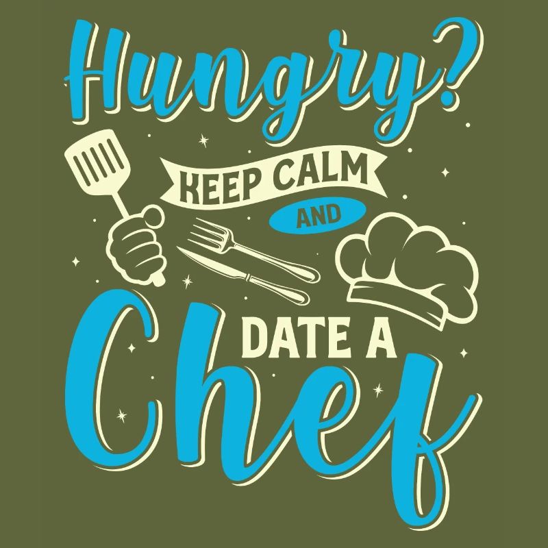 Keep hungry Keep calm Cook Kitchen Cooking Chef's hat