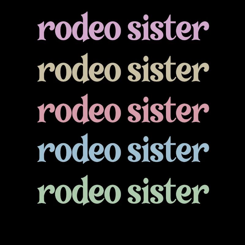 Beste Rodeo Schwester Von Rodeo-Reiter Schwester