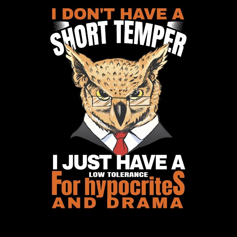 I have only a low tolerance hypocritical drama