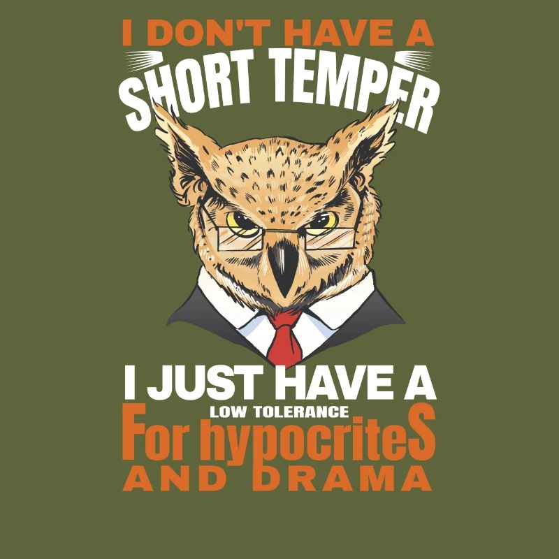 I have only a low tolerance hypocritical drama