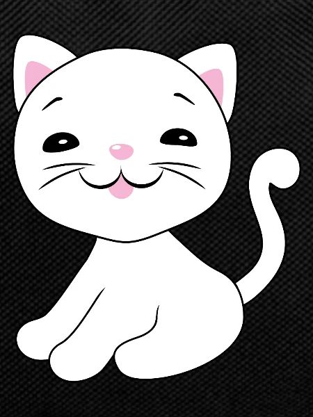Cute smiling kitten