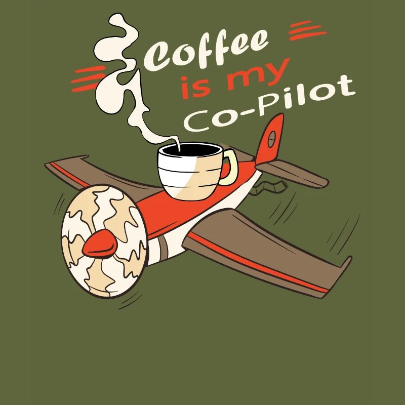 Coffee is my Co-Pilot Assistant aircraft drink