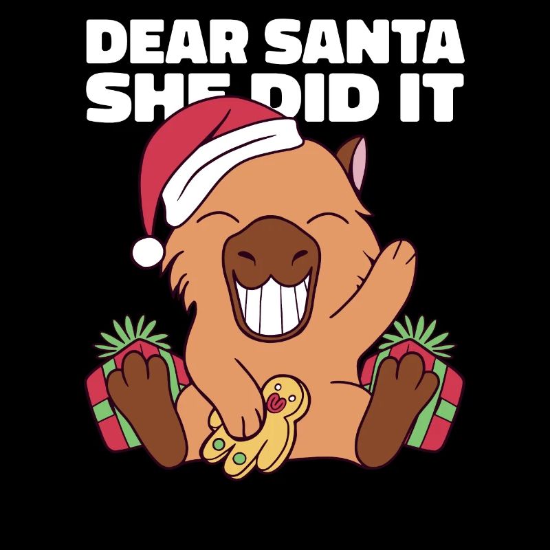 Dear Santa Claus, she did it