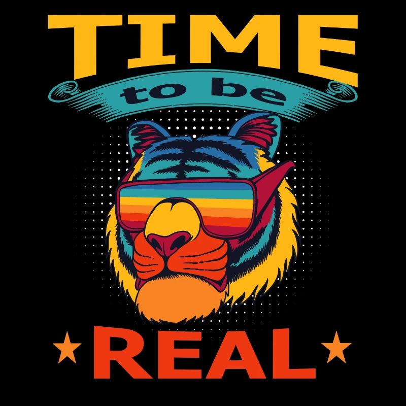 Zeit, Echte Regenbogenwildbrille Zu Sein