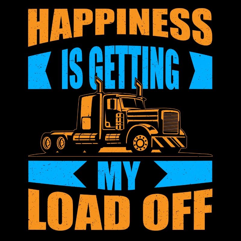 Happiness is getting my burden from truckers