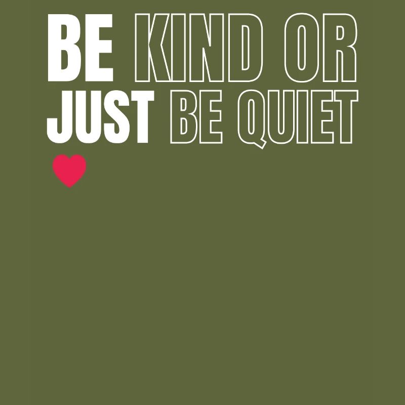 Seien Sie Freundlich Oder Seien Sie Einfach Ruhig