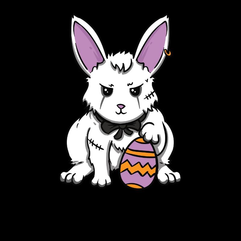 Gothic Rabbit Gothic Rabbit Gothic Easter Emo Goth