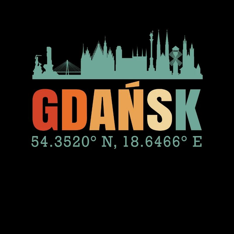 Poland Gdansk Skyline