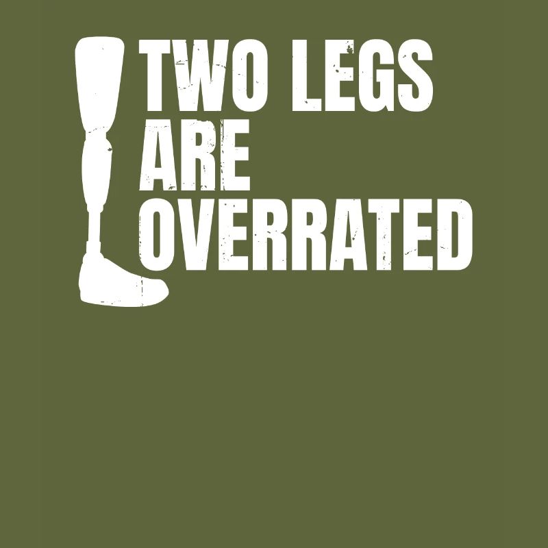 Amputated Leg Prosthesis Gift