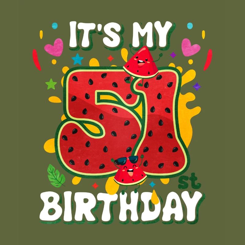 51e anniversaire Pastèque