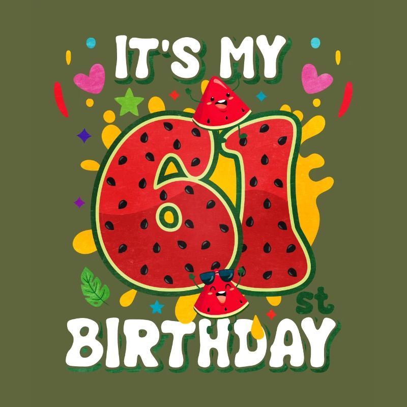 61e anniversaire Pastèque