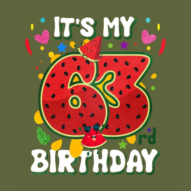 63e anniversaire Pastèque