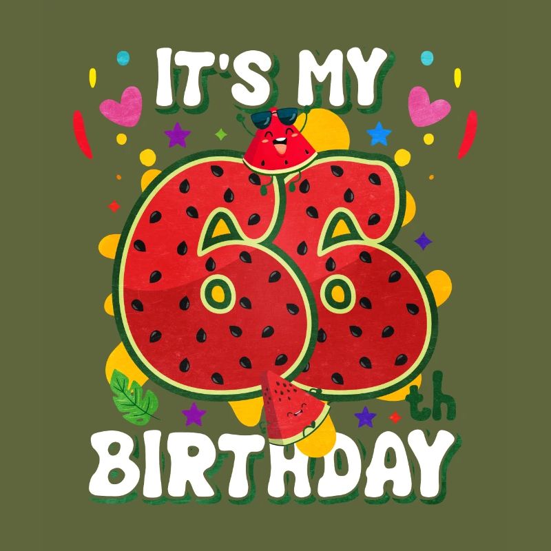 66e anniversaire Pastèque