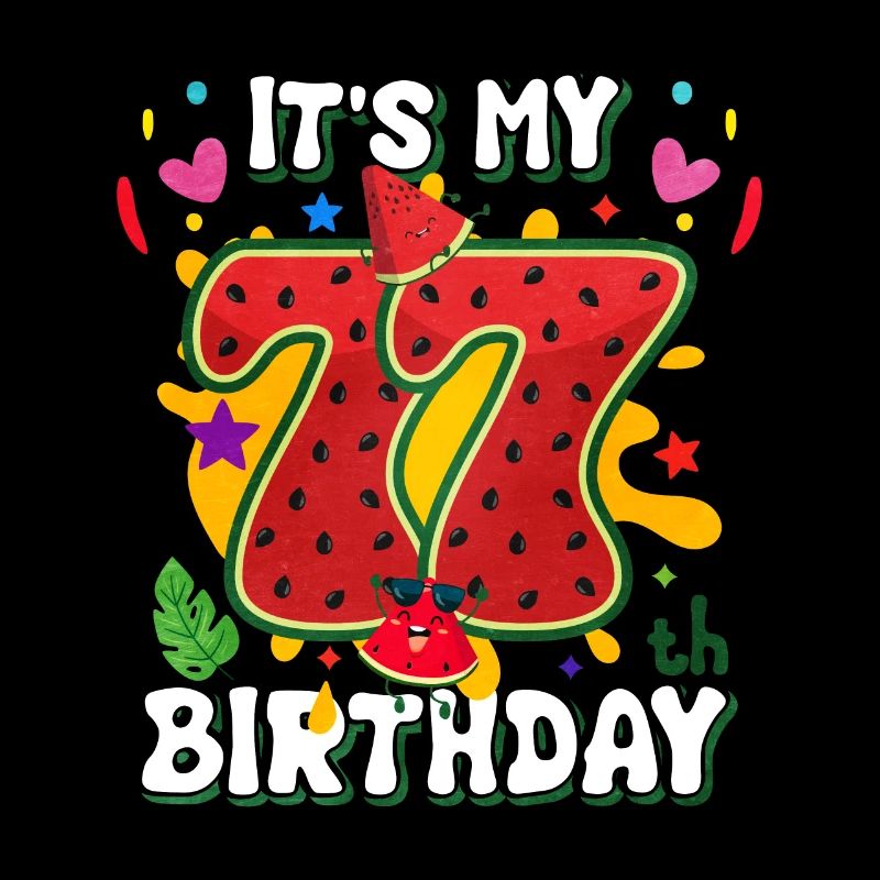 77. Geburtstag Wassermelone