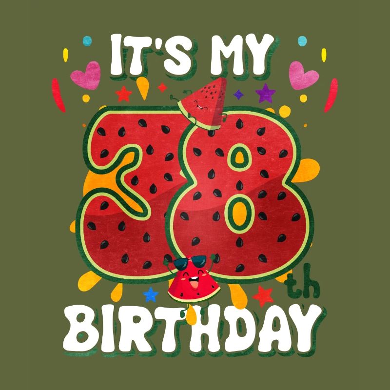 38e anniversaire Pastèque