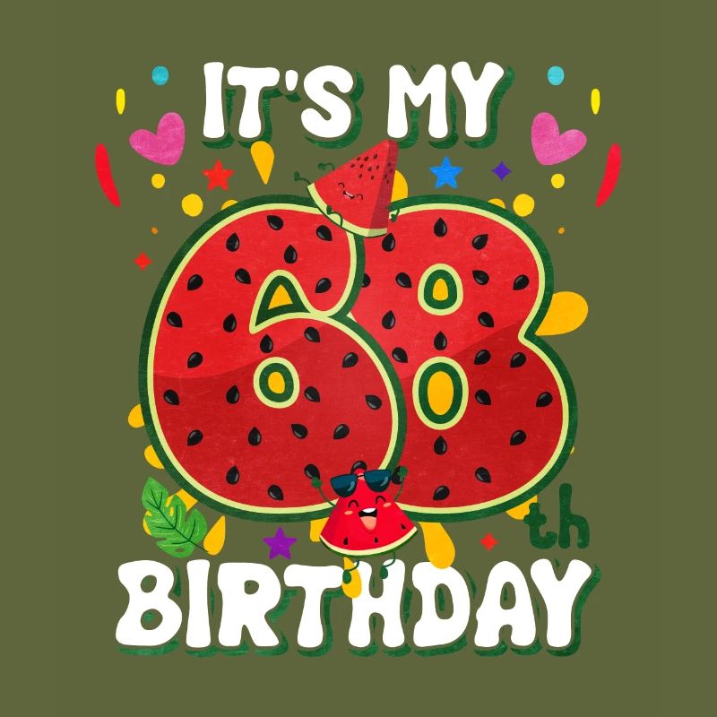 68e anniversaire Pastèque