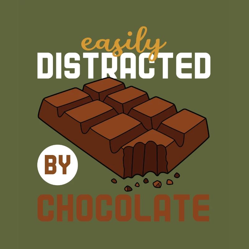 Facilement distrait par le chocolat