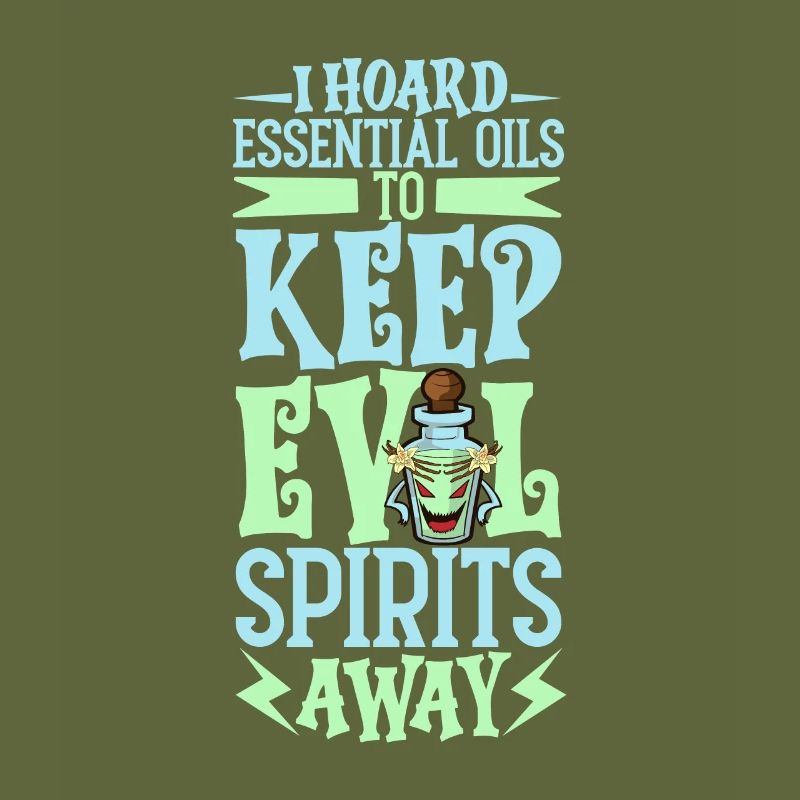 Essential oils for Halloween horror. Essential