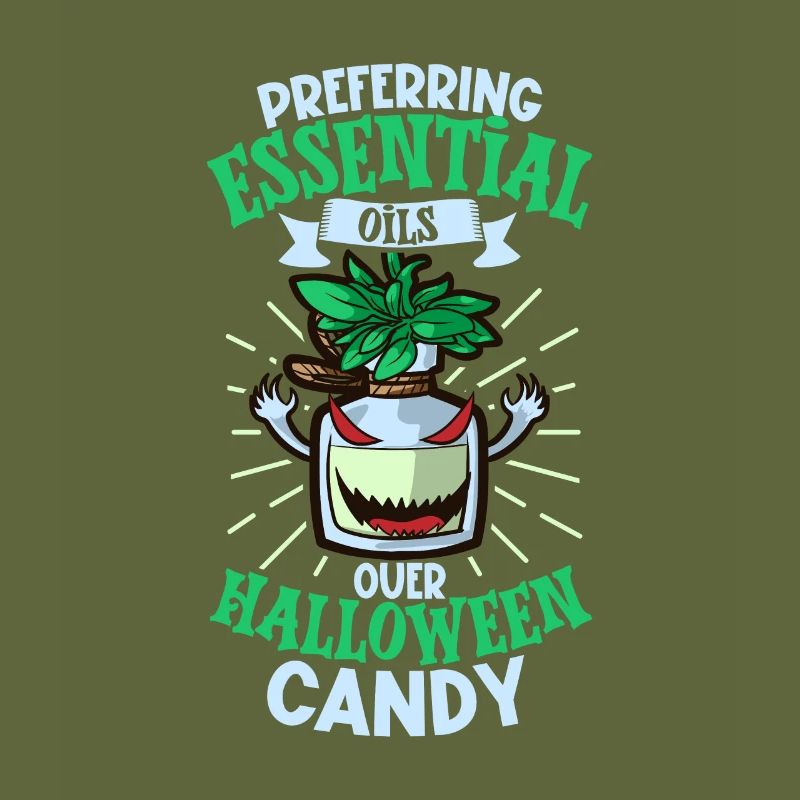 Essential oils for Halloween horror. Essential