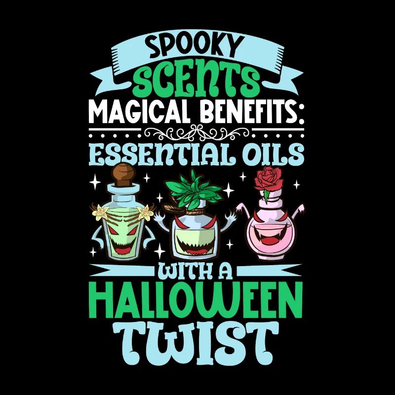 Essential oils for Halloween horror. Essential