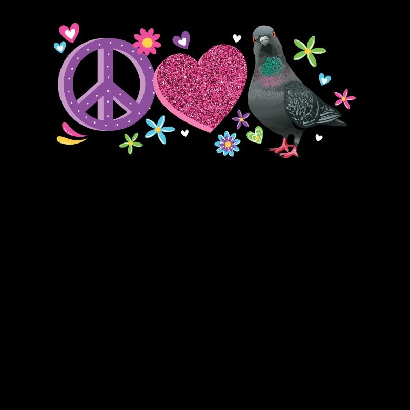 Frieden Liebe Tauben