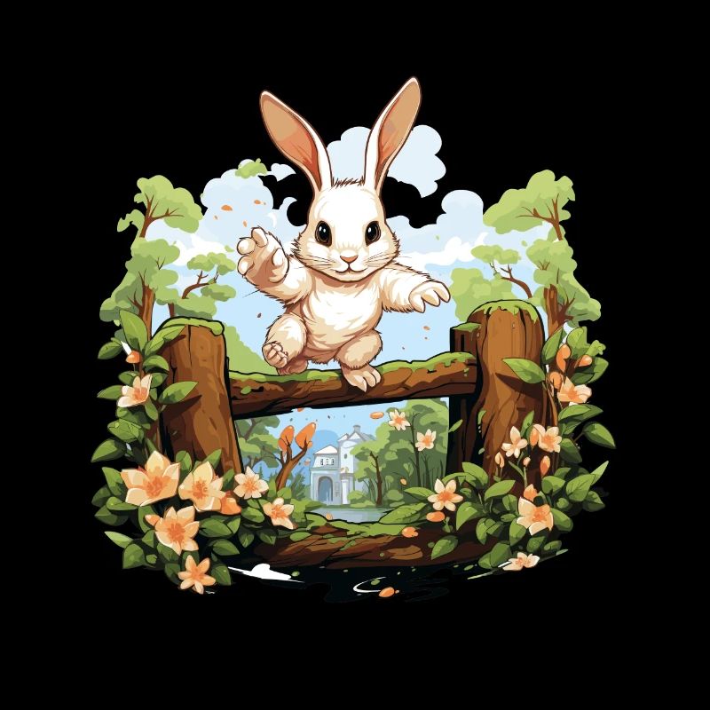 On big jump with rabbit hop ideal for rabbit