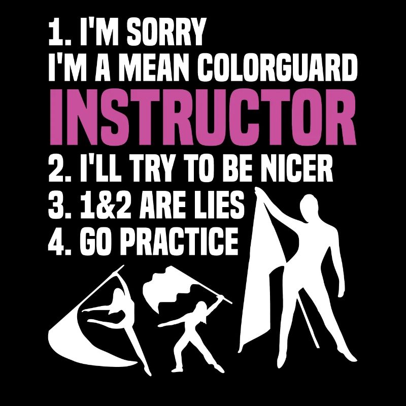 Winter Guard Instructor Colorguard Captain Gift