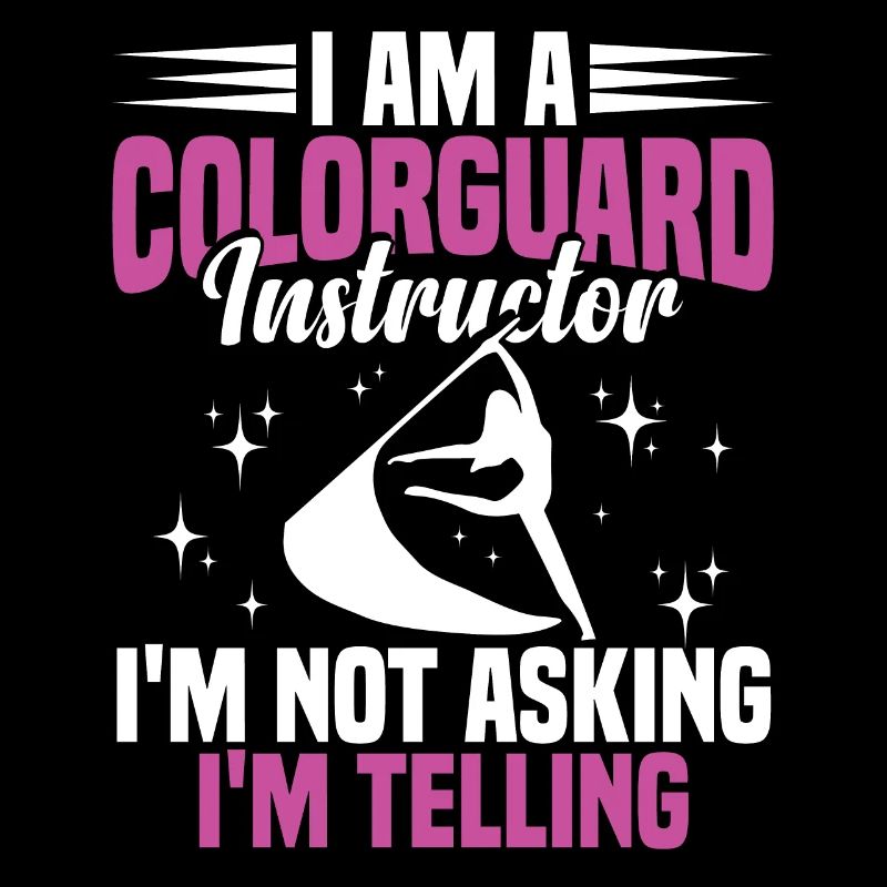 Winter Guard Instructor Colorguard Captain Gift