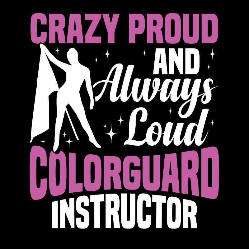 Winter Guard Instructor Colorguard Captain Gift