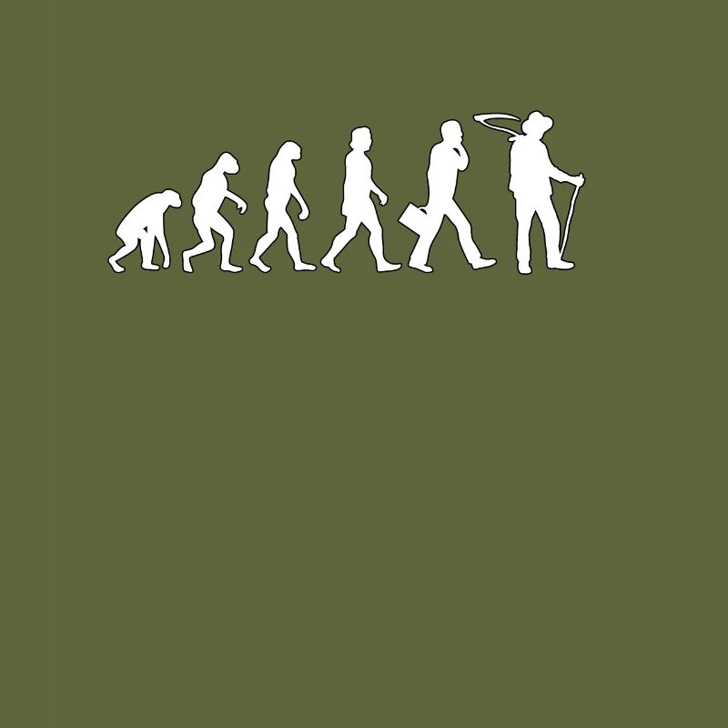 Lustiger Bauer Evolution Motiv Bauer Gärtner