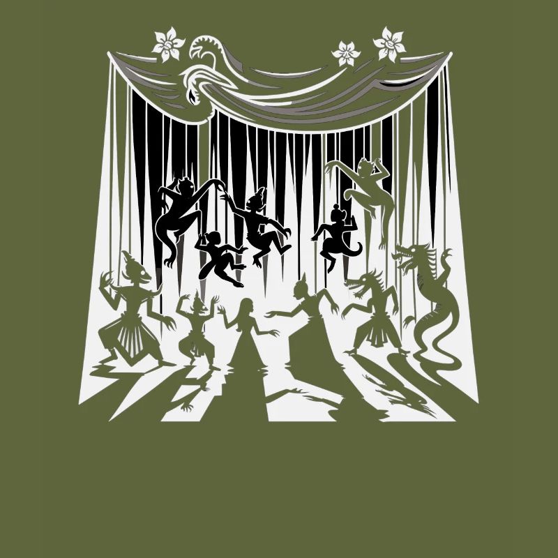 Puppet Mastery Shadow Play Bauchredner-geschenk